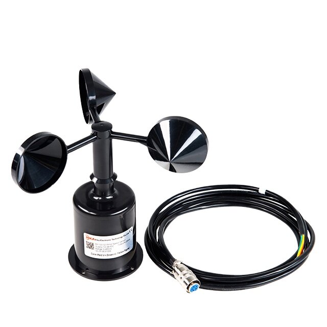 Plastic/Metal 4-20mA RS485 Wind Generator Three Cup Anemometer Wind Speed Direction Measuring Device Sensor Meter