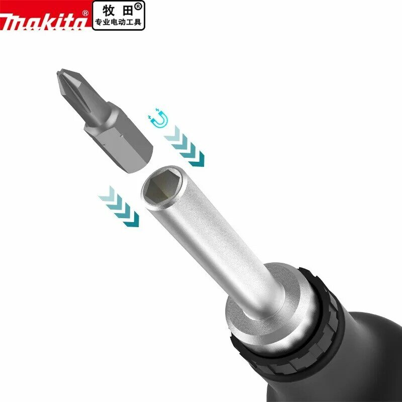 (BUQU) wkrętak z grzechotką D-58833 magnetyczny półautomatyczny pozytywny i negatywny grzechotka antypoślizgowy śrubokręt narzędzie ręczne
