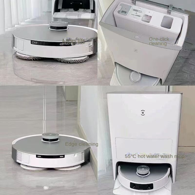 2023 New COVACE T20PRO hot water cleaning mop sweeping robot vacuum cleaner self-cleaning dust collection machine