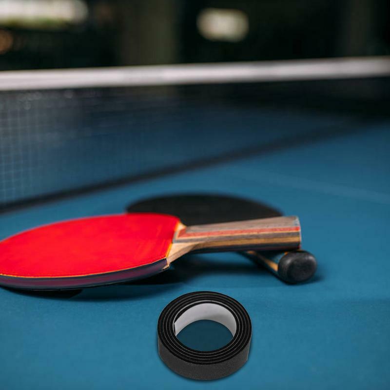 Nastro per bordi da Ping Pong spugna per racchetta da Ping Pong lato pipistrello proteggi nastri di ricambio (rosso/nero/blu)