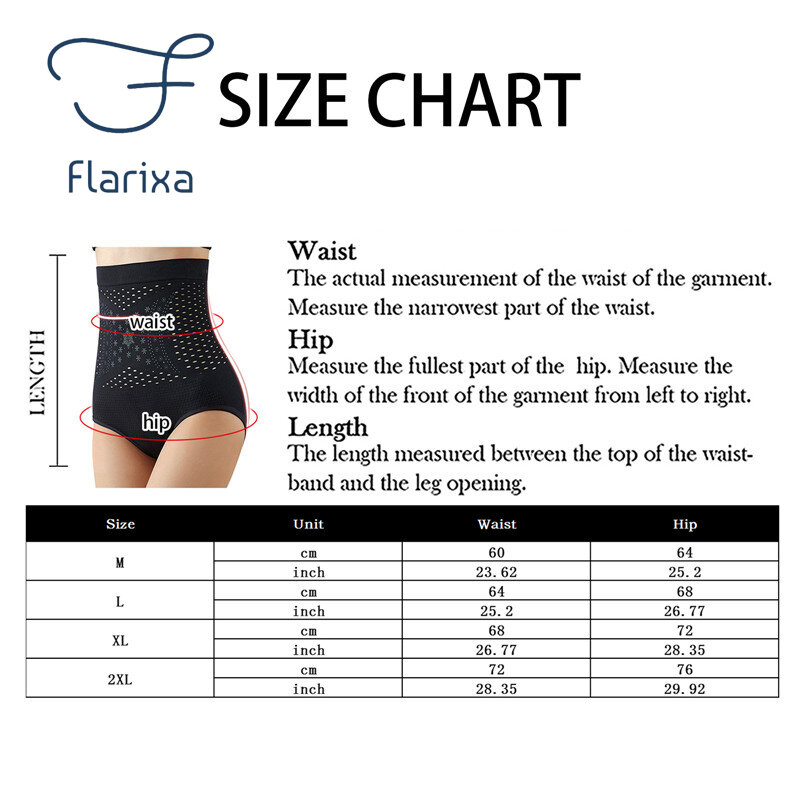 Flarixa High Waist Slimming Panties Women Fat Belly Shaper Tummy Control Underwear Seamless Hollow Briefs Fat Burning Shapewear