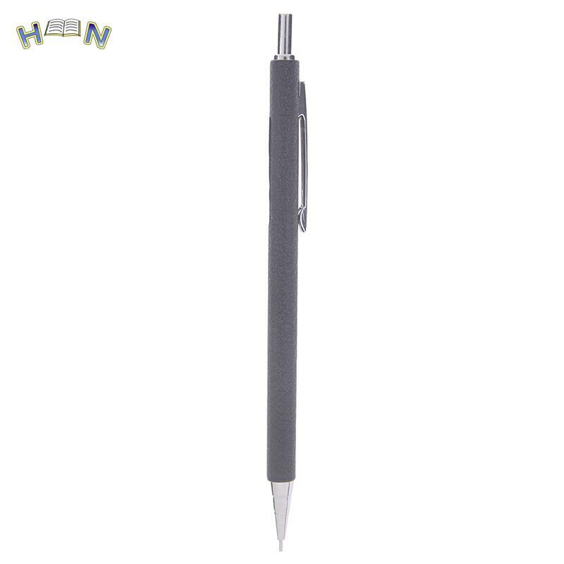 Crayon à dessin mécanique en métal, 0.5mm, 1 pièce, stylo automatique pour étudiant, écriture, bureau, école