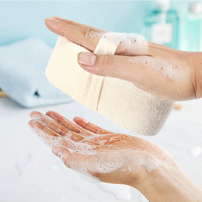 Natürliches Luffa Schwamm Bad Ball Dusche Peeling für den ganzen Körper gesunde Massage bürste
