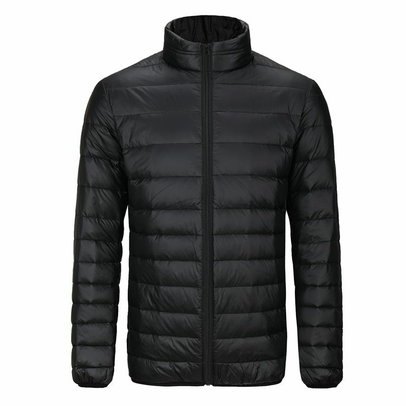 Masculino all-season ultra leve para baixo algodão jaqueta resistente ao vento respirável casaco grande tamanho masculino hoodies jaquetas masculino outwear