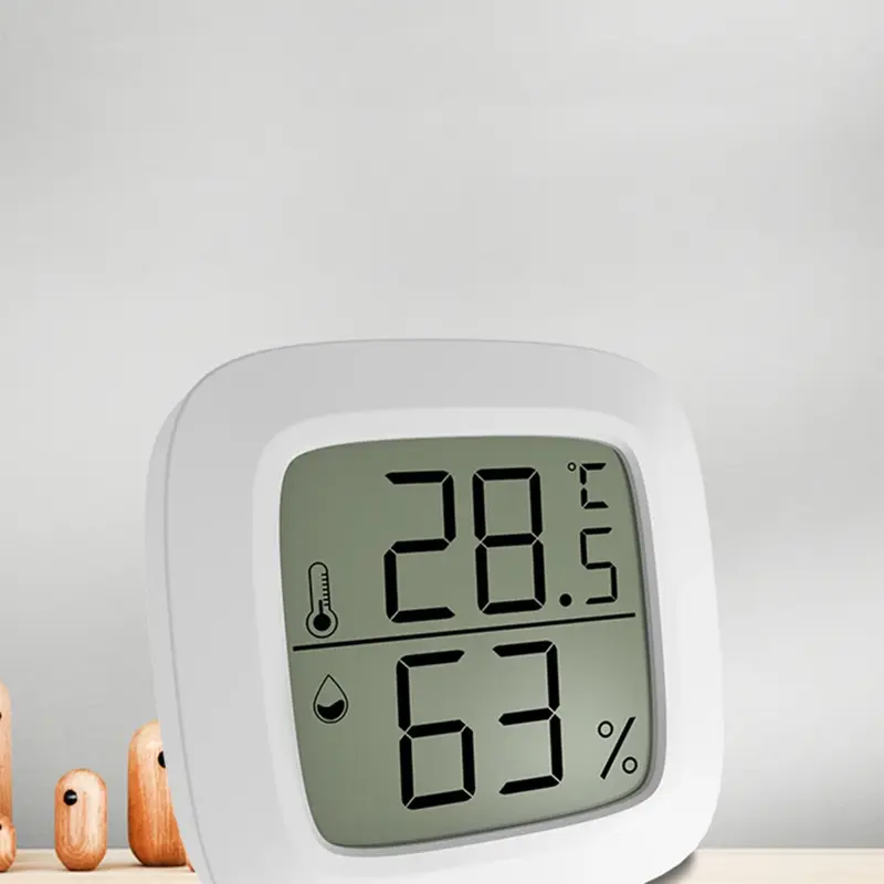 Mini igrometro termometro digitale con sensore ad alta precisione Monitor di umidità della temperatura alimentato a batteria all'ingrosso