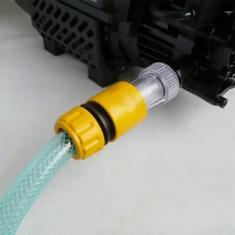 1Pc Waterconnector Voor Hogedrukreiniger Snelle Tuinslang Fitting Waterconnector Filterset