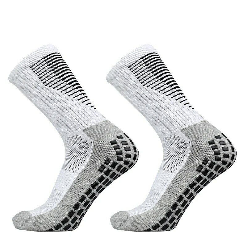 Socks New Sports Football Women Socks Men and Non-slip Silicone Bottom Soccer Basketball Grip Socks