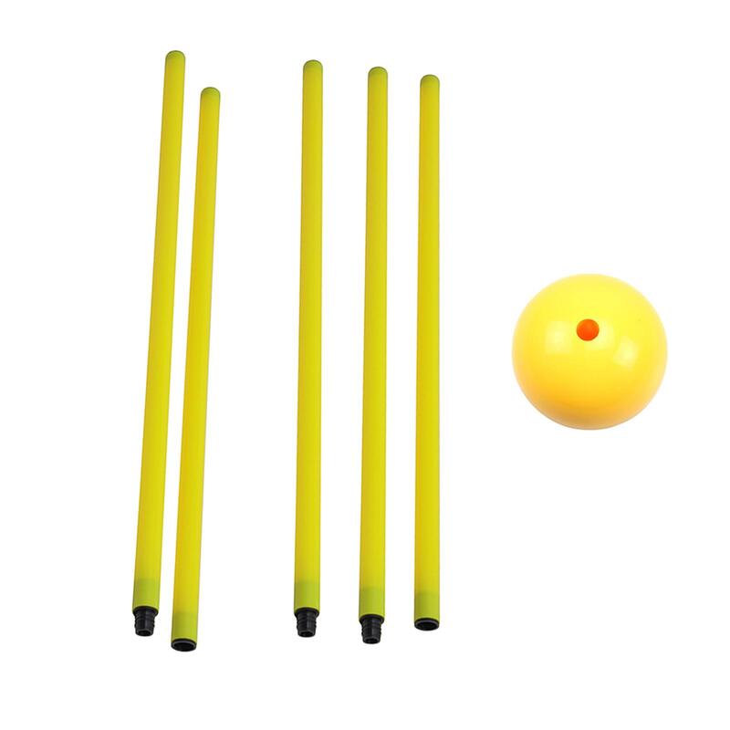 Training Marker Football Sign Pole Agility Marker Drop Resistant Obstacle Bar for Basketball Soccer Training Sports Outdoor