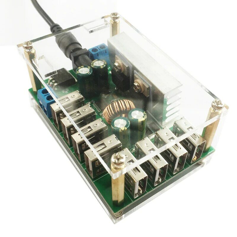 Dc8usb Step-Down Oplaadmodule Oplader Auto Step-Down Power Converter