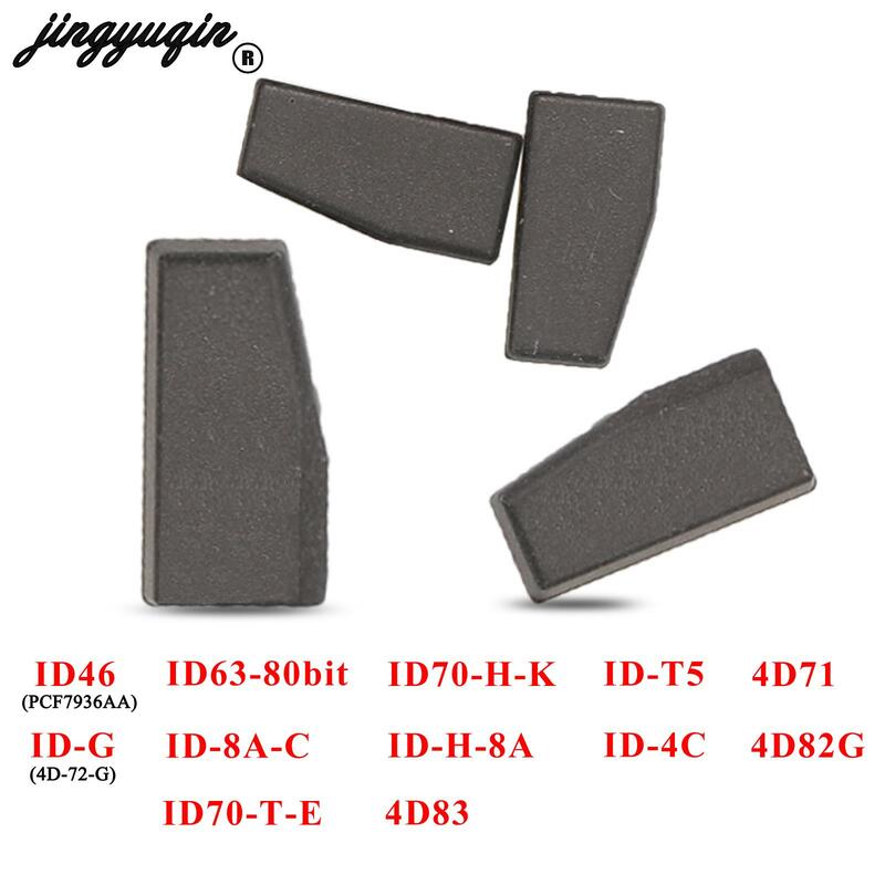 Jingyuqin pcf7936aa ID46 ID63-80bit 4D70 4D71 4D82G 4D83 ID-T5 id-G 4D-72-G 4C H Chip Transponder Carro Inteligente Chave Remota Chip