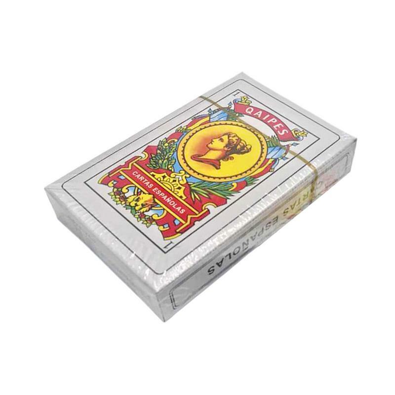 50 необычных открыток для испанского покера, красочная настольная игра для семейной вечеринки, легко играть в творческие покерные карты для