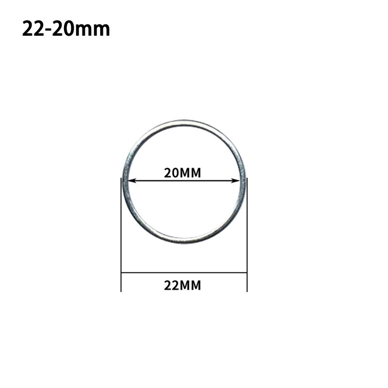 Anillo de hoja de sierra Circular de 10/16/20/22/25, 4/30/32/35mm, anillo de conversión de reducción, disco de corte, herramienta de carpintería, arandela de corte