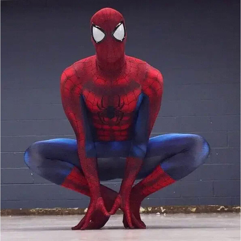 O Spiderfigurinos Superhero Cosplay Costume, Impressão 3D Costumes, Zentai Suit, Halloween Party Macacões