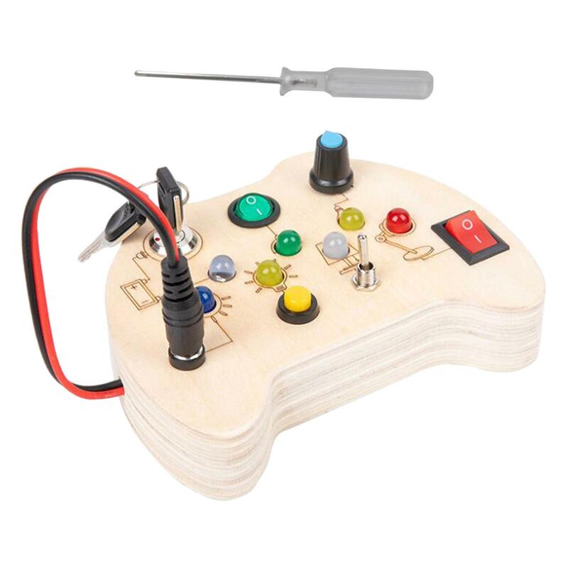 Montessori Busy Board Pluggable Wires for Birthday Gifts Kindergarten Babies