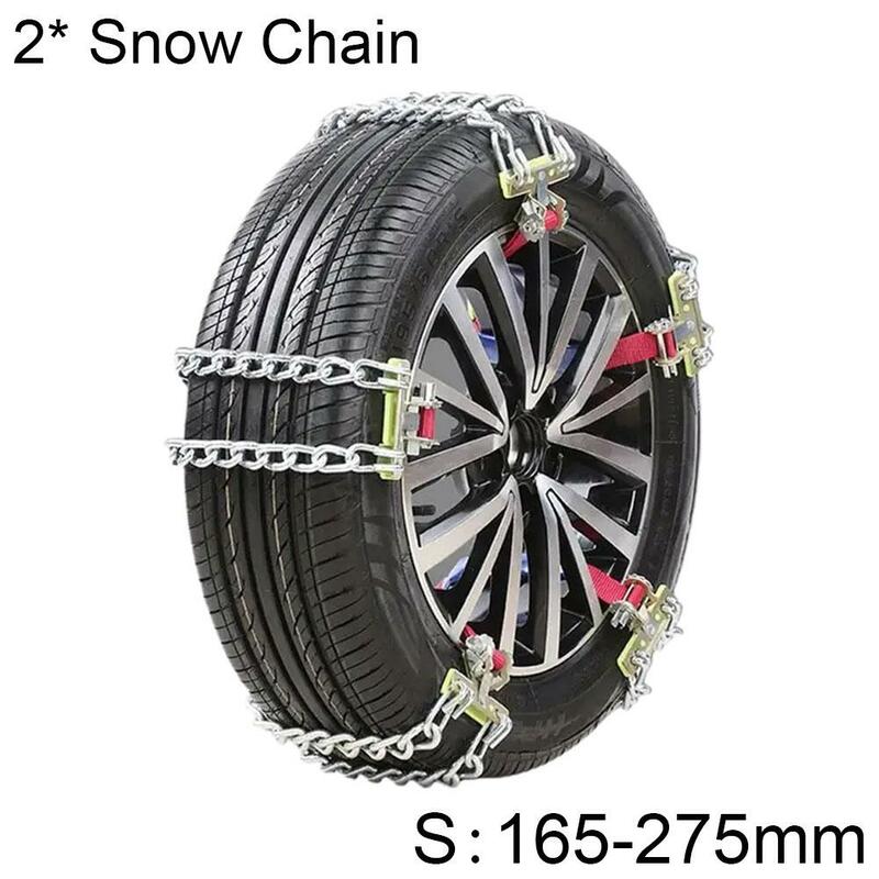 1PC New Universal Automatic Tightening Anti-slip Chain For Automotive Tires For Car SUV Trucks Car Tire Snow Chain  Accessories