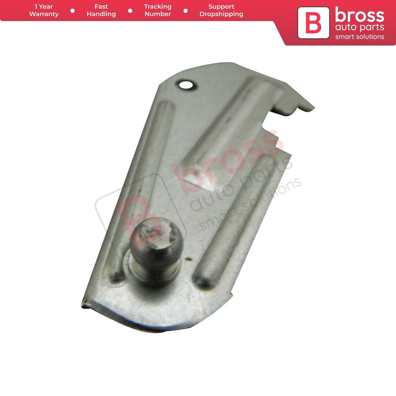 Bross ricambi Auto BWR5006 Clip regolatore alzacristalli elettrici, metallo, lamiera di collegamento porte sinistra per Vauxhall Opel Astra