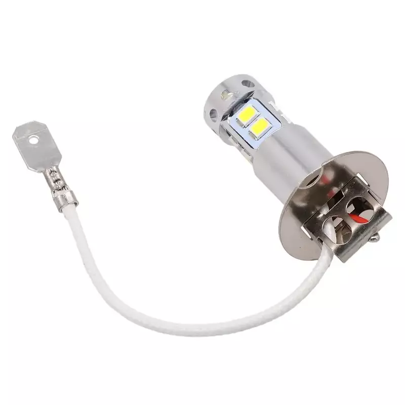 ضوء LED يعمل بالنهار شعاع عالي ومنخفض ، مصباح سيارة عالمي ، جودة عالية ، K أصفر ، DC 12V ، H3 ، 2