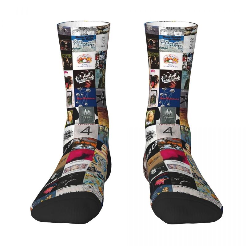 Greatest Rock Albums Collage Adult Socks Unisex socks,men Socks women Socks