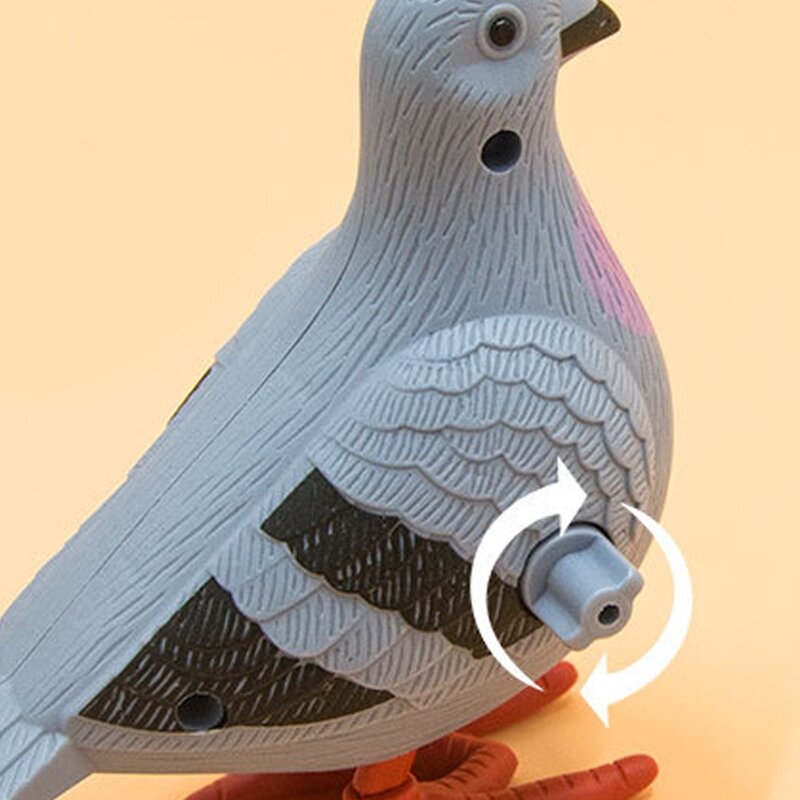 子供のためのプラスチック製の楽しいおもちゃ,かわいい,ミニシミュレーション,鳥の形,11x10cm