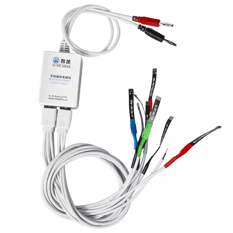 Zhikai-Cable de prueba de fuente de alimentación, herramienta de prueba de arranque móvil para iphone 6-15 Promax, Android, Huawei, OPPO Repair