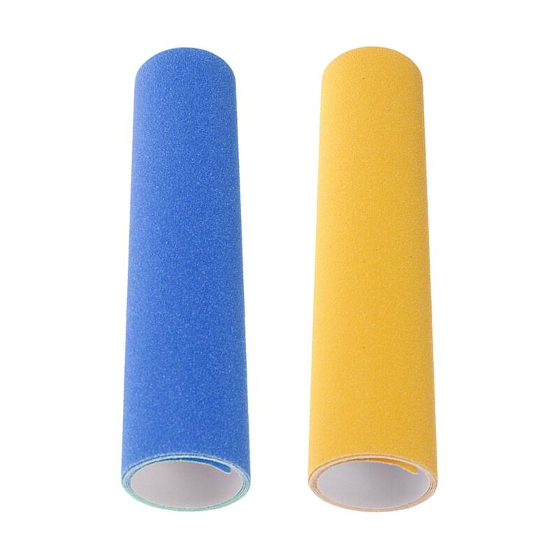 Hojas de cinta de agarre para monopatín, papel de lija antideslizante para Pedal, escaleras, escalones y Scooters, 84x23cm