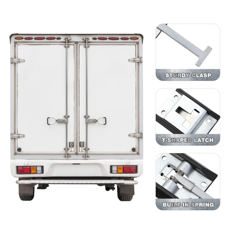 Stainless Steel Hooks Entry Door Catch Latch Accessories T-style Holder Trailer Camping car
