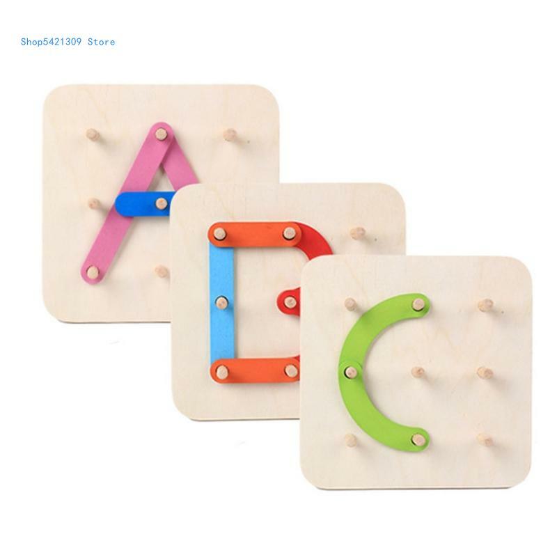 85WA Kinder houten vorm passend speelgoed voor jongens/meisjes hersentraining verjaardagscadeaus