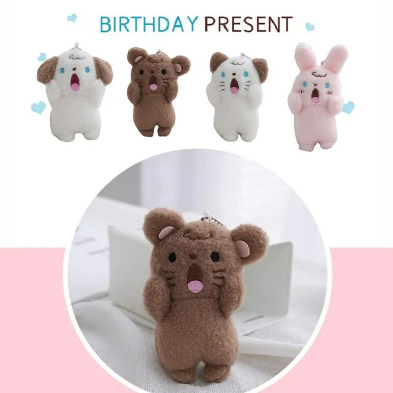 Милый кролик на плече медведь, 1 упаковка, детский подарок на плечо, собака, сумка, украшение, искусственная плюшевая игрушка, Новинка