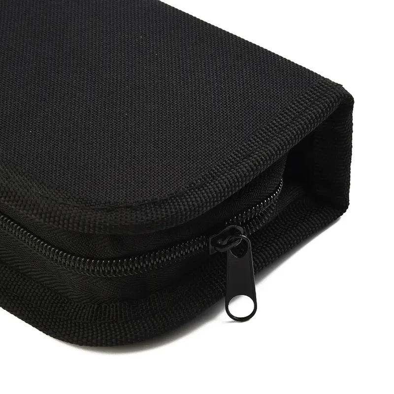 Black Oxford Cloth Toolkit Storage Handbag, Indoor Tool Bag, Utility, 0.11kg, 20.5x10x5cm
