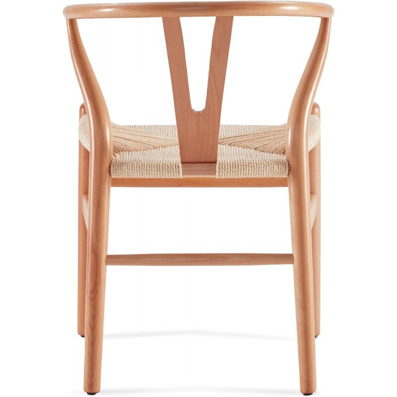 木製のウィッシュリストのダイニングルームの椅子、モダンで完全に組み立てられ、ビーチハウス用、2個セット