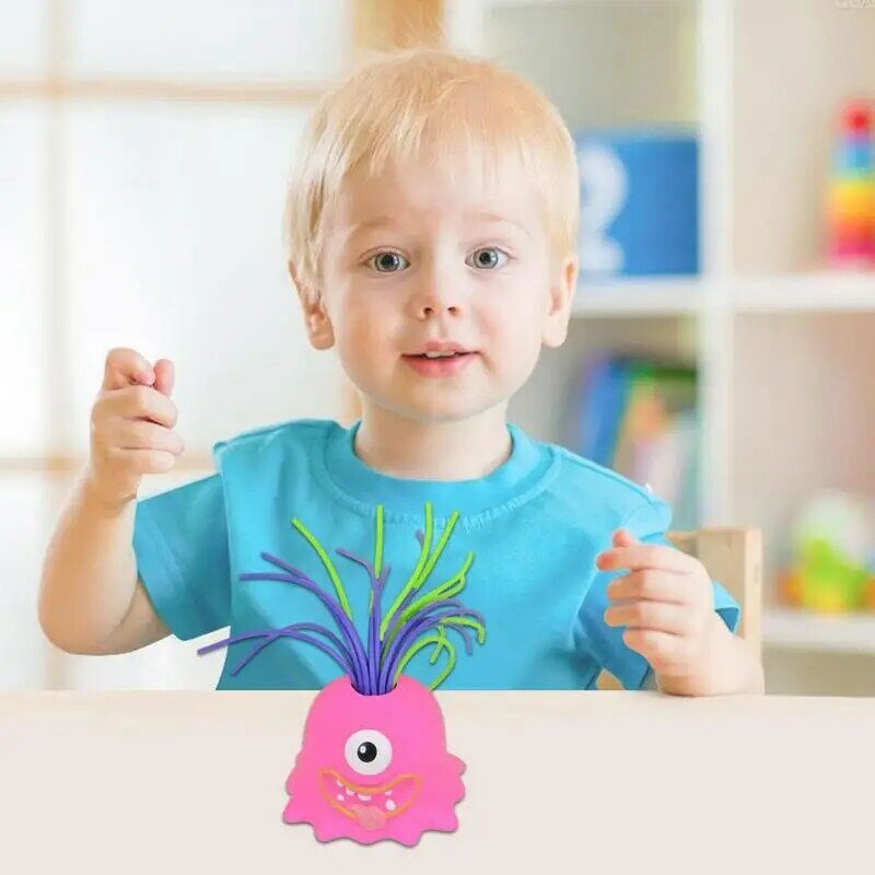 Pull String Activity Toy Montessori Sensory Development Fidget Toy HairPullingMotorSkills Development Educational Toy For Babies