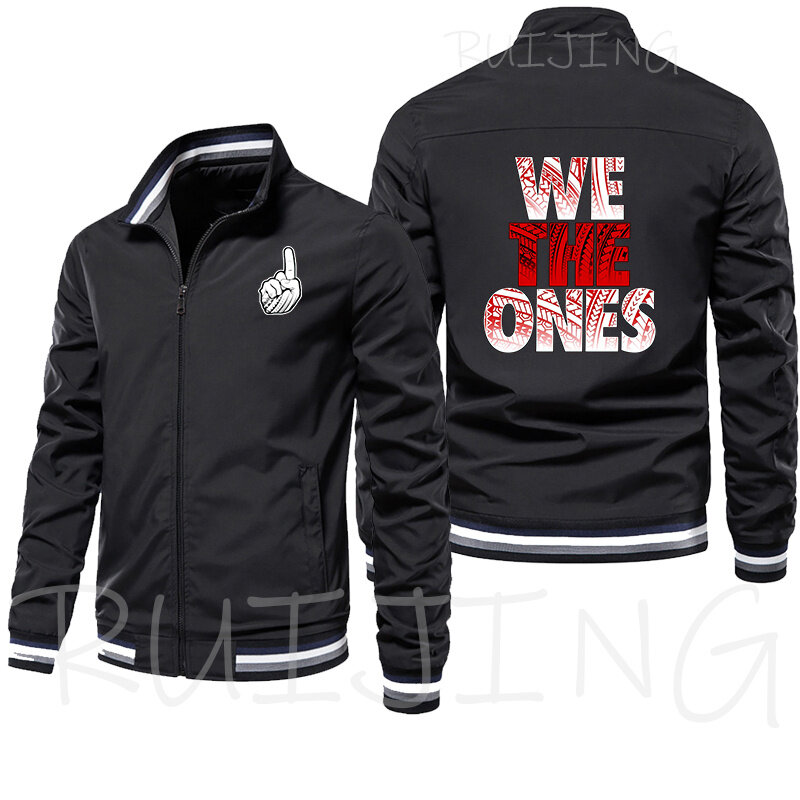Roman Reigns The Bloodline We The ONE Men's Hoodie Spring and Autumn Men's Large Zipper Coat New Fashion Windproof Men's Wear