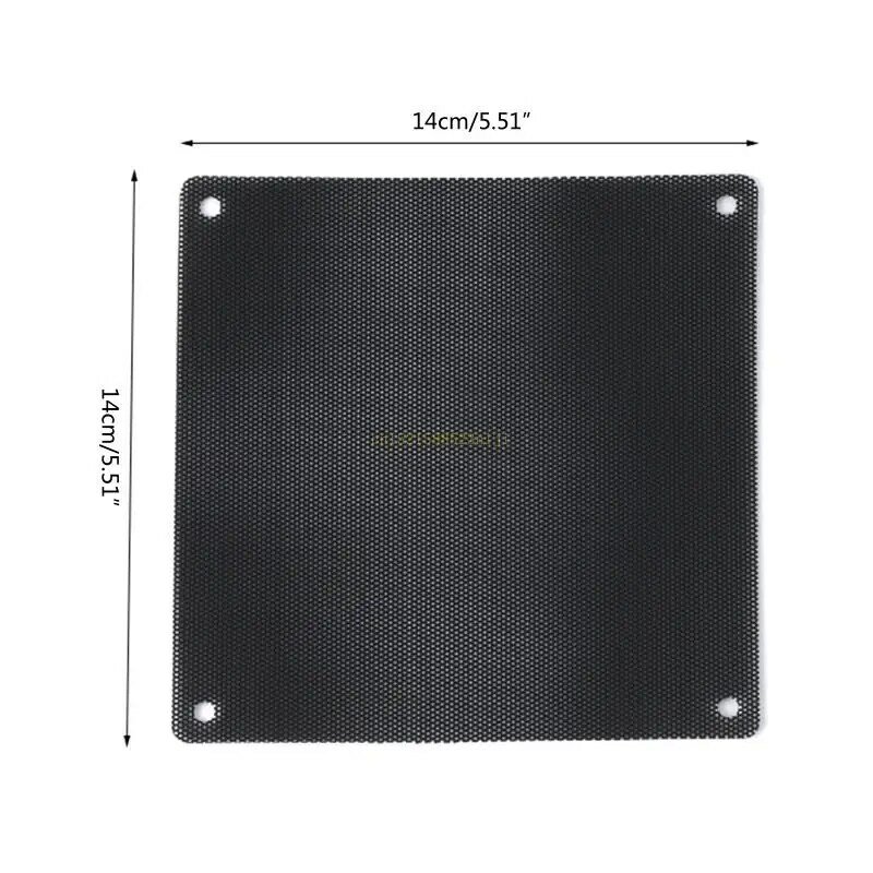 Computer Chassis Fan Dust Filter Mesh Frame PVC Computer PC for CASE Fan Dust Proof Filter Cover Grills Guard Drop Shipping