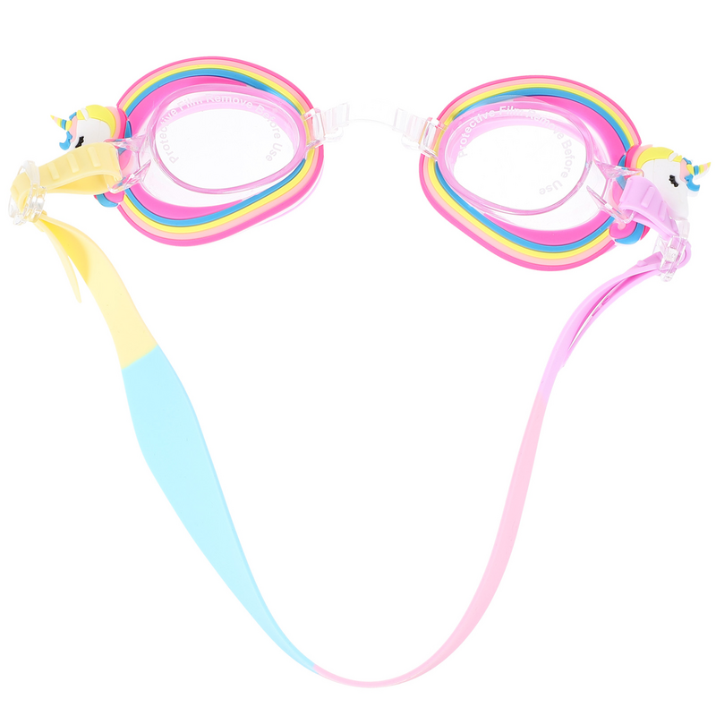수영 고글 어린이 수영 고글 안경, 수영장 물 안개 방지 유아 처방전, 어린이 해변 UV 수중 유니콘