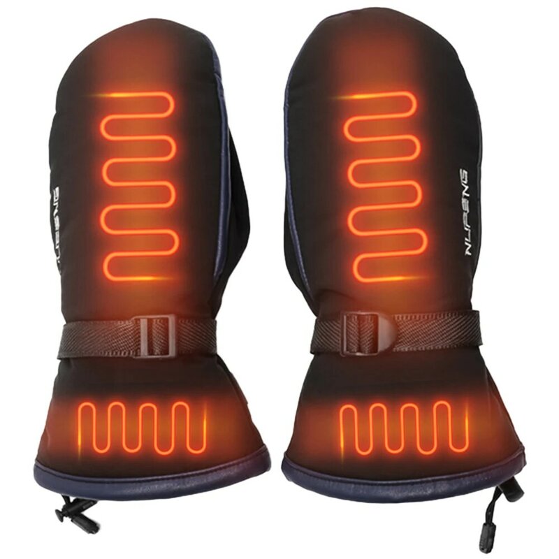 Guanti riscaldati caldi guanti riscaldanti elettrici con ricarica USB temperatura impermeabile a 3 marce per arrampicata escursionismo ciclismo