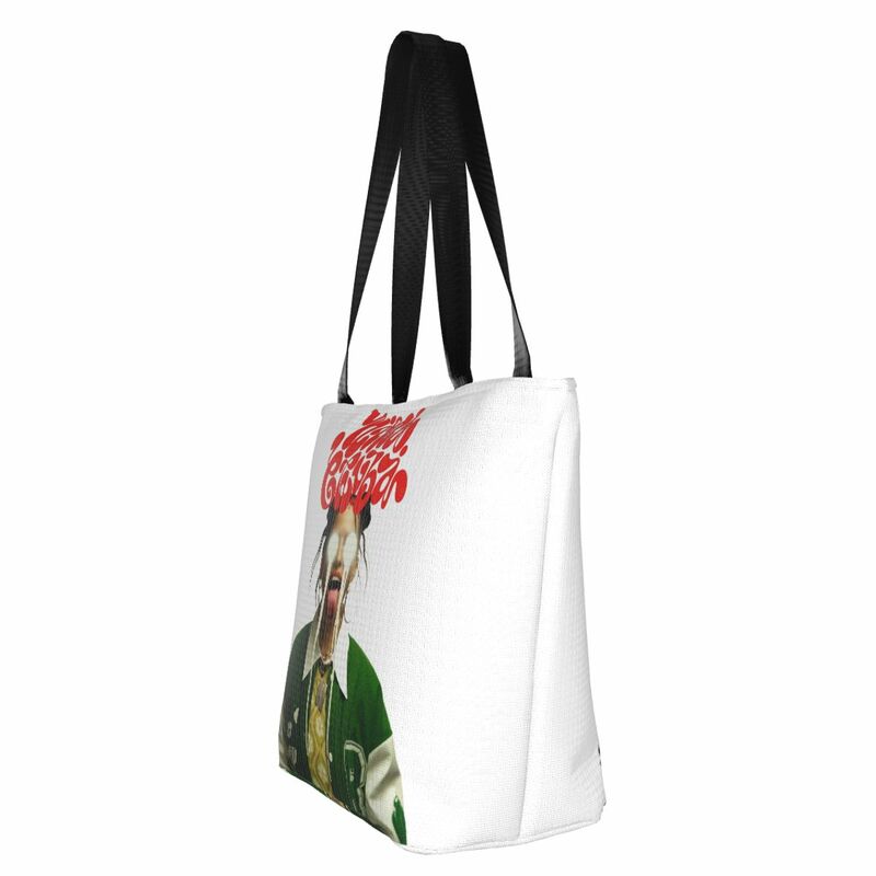 Nina Chuba Glas Shopper Bag musica Cute Leisure Handbags panno Outdoor Tote Bag borsa da spiaggia con stampa femminile regalo di natale