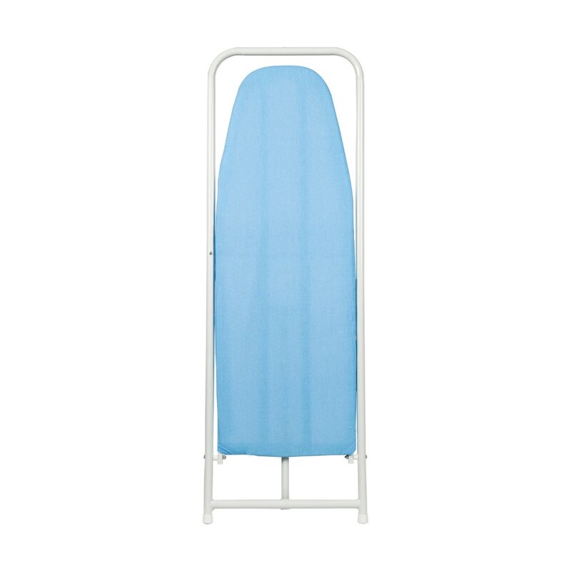 Blue and White Hanging Over-The-Door Ironing Board