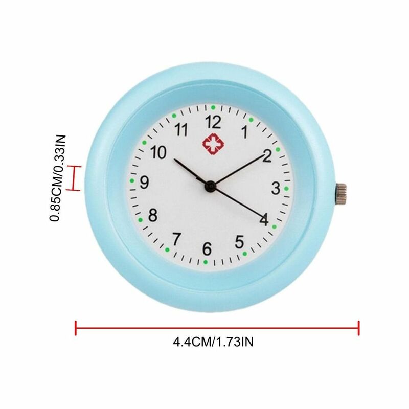 Clear Stethoscope Pocket Watch, fácil de ler, durável, impermeável, acessórios para clínica, pessoal, novo design