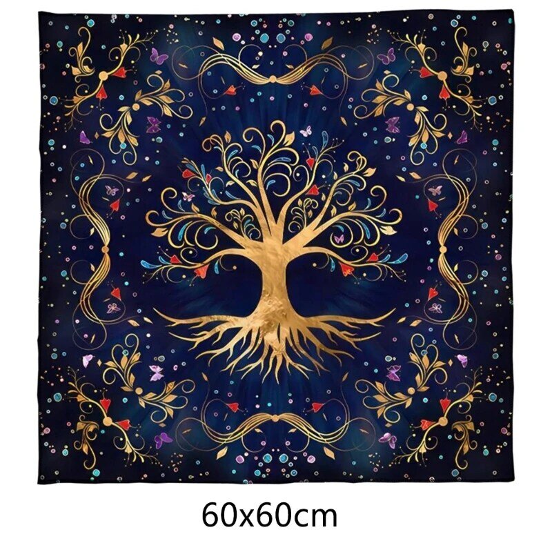 Bäume des Altäre Tuch Tarotkarten Tischdecke Wandteppich Hexerei liefert Dropship