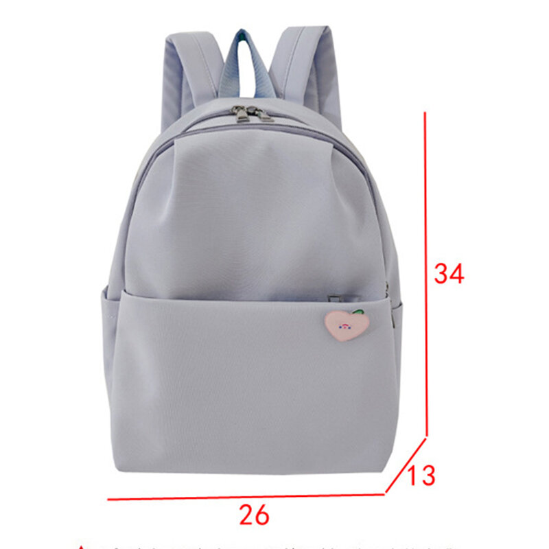 Рюкзак для студентов колледжа с вышивкой имени, новый однотонный рюкзак для мальчиков и девочек для путешествий на открытом воздухе, индивидуальный Подарочный пакет с бесплатным текстом