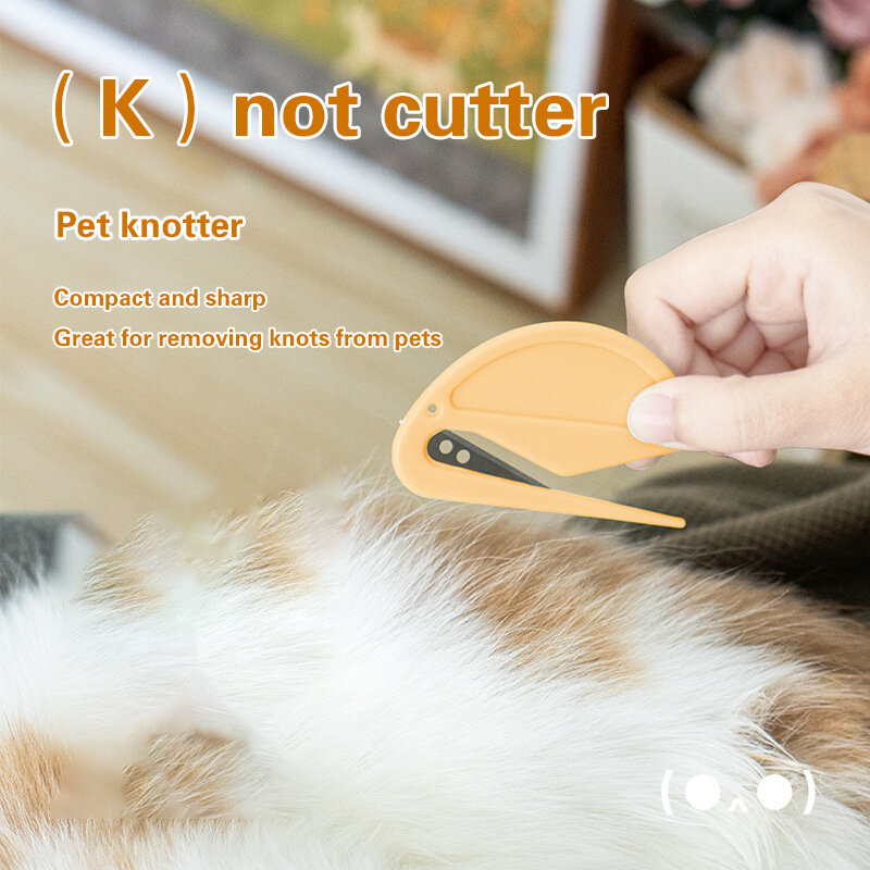 Pet Hair Knotting Knife Painless and Efficient Hair-Trimming Cat Puppy-Hair Comb for Long-Hair Preventing Cuts Pet Supplies