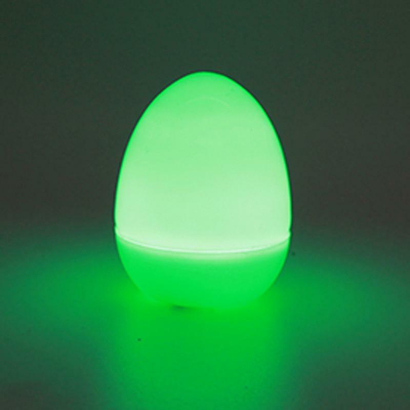 LED Light Up Easter Egg Decorações, eletrônicos, resistentes a quedas, Multicolor, impermeável, ovos para festa, decoração de mesa, 12pcs