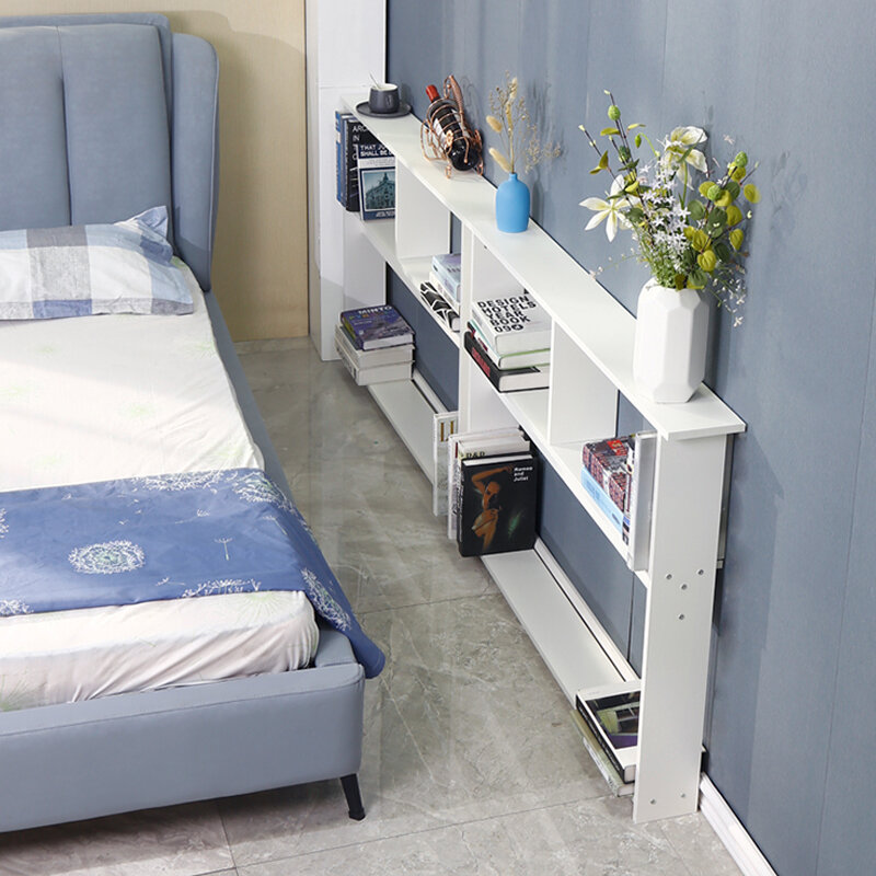 Bedside rack bed seam plug bed tail gap bedside sofa edge seam narrow strip against the wall long cabinet