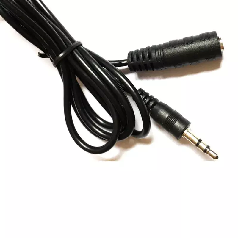 Оптовая продажа, 10 шт., кабель-удлинитель для наушников с разъемом 3,5 мм, кабель со штыревыми соединителями и разъемами Aux 1 м, 1,5 м, 3 м для компьютера