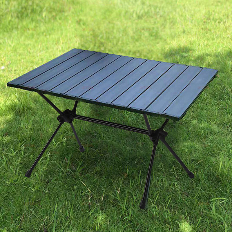 Mesa plegable portátil de aleación de aluminio para acampar, mesas ligeras para Picnic al aire libre, muebles retráctiles, mesa de viaje Pliante