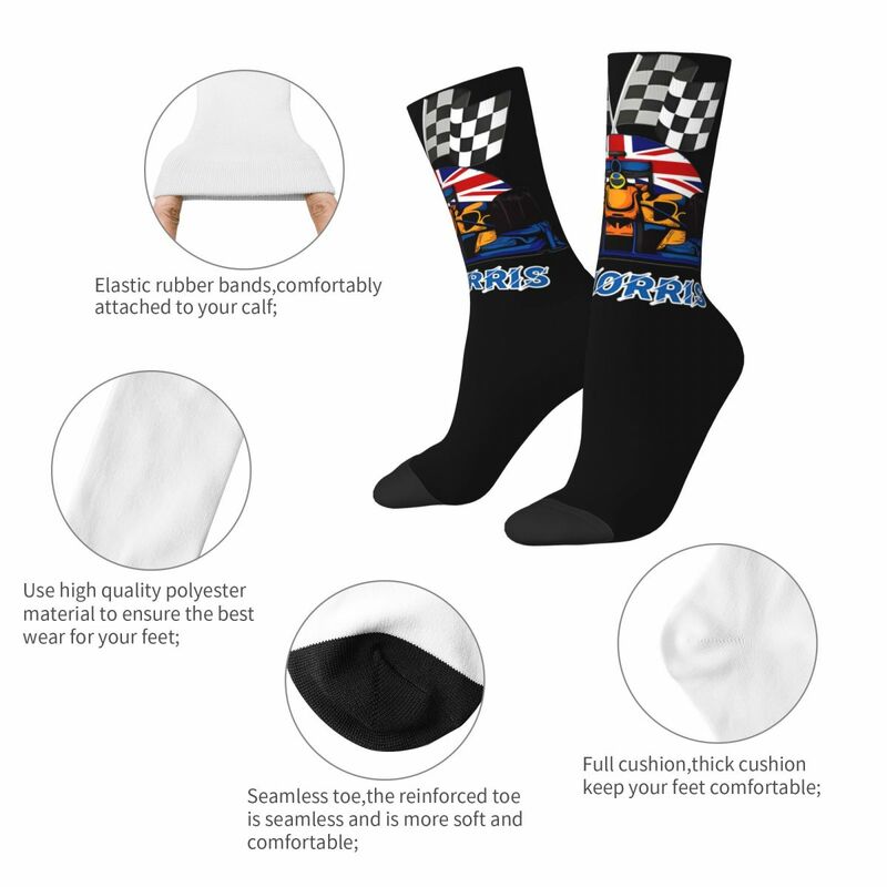 Продукция для гоночных водителей, носки, удобные длинные носки для скейтборда с машинками, теплые носки унисекс, замечательные подарки
