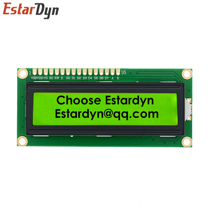 LCD1602 1602 modulo LCD blu/giallo schermo verde 16x2 caratteri Display LCD muslimex PCF8574 interfaccia IIC I2C 5V per arduino
