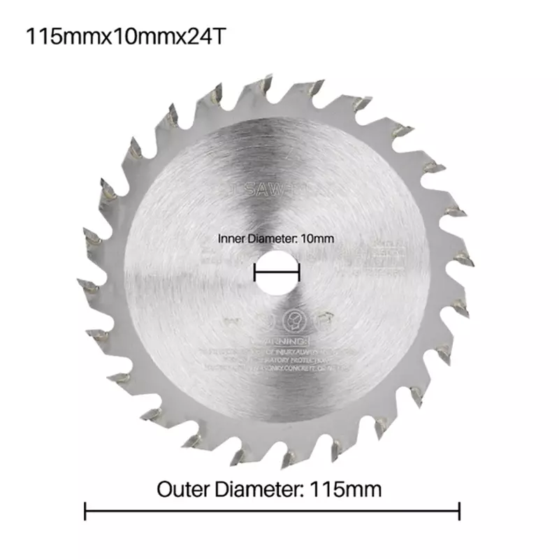 1Pc 89/115Mm Cirkelzaagblad Multi-Cutter Voor Haakse Slijper Hardmetalen Snijschijf Houtbewerkingsgereedschap 24T 32T 40T