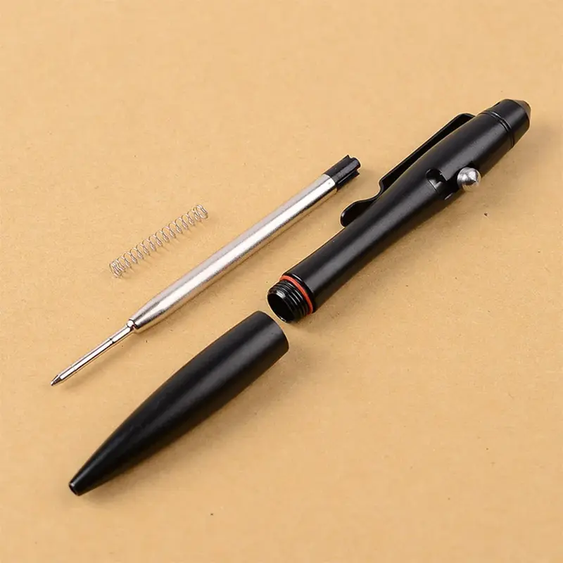 Praktyczne narzędzie do pisania w stylu Retro z litego stopu aluminium długopis z żelowym wkładem materiały biurowe szkolna