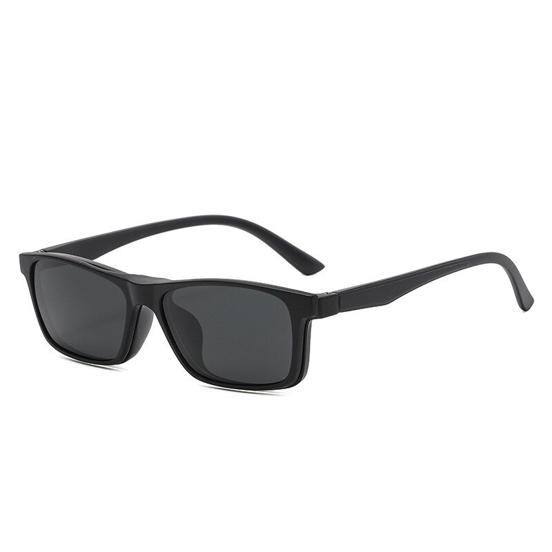 Brillen rahmen Männer Frauen mit 5 Stück Clip auf polarisierten Sonnenbrillen Brille Magnet brille männlich uv400 Brille